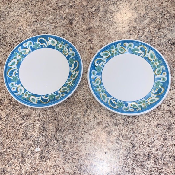 Ceramic Guild Esperanto Japan hand decorated salad plates - Picture 1 of 5